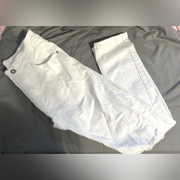 White Distressed Jeans - Picture 2 of 7